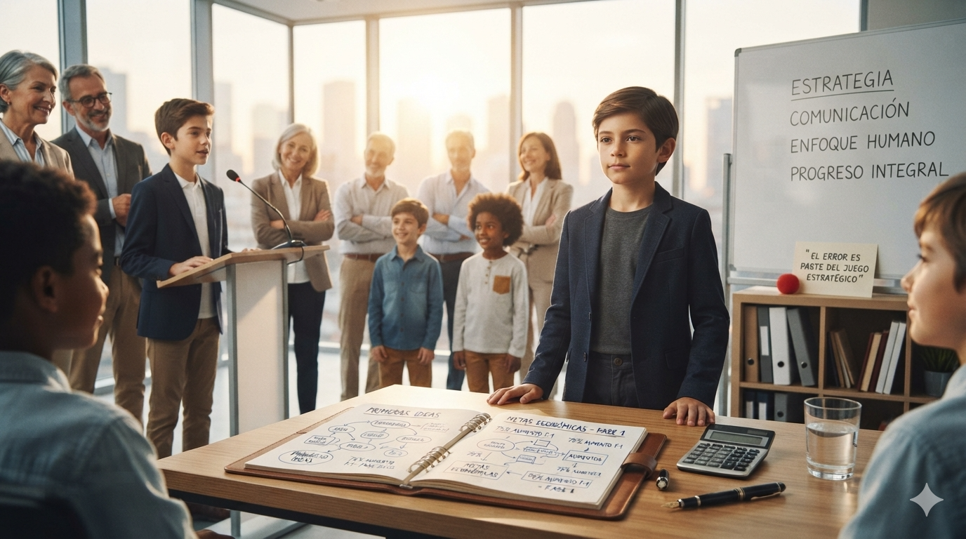 Niños y jóvenes participando activamente en talleres formativos